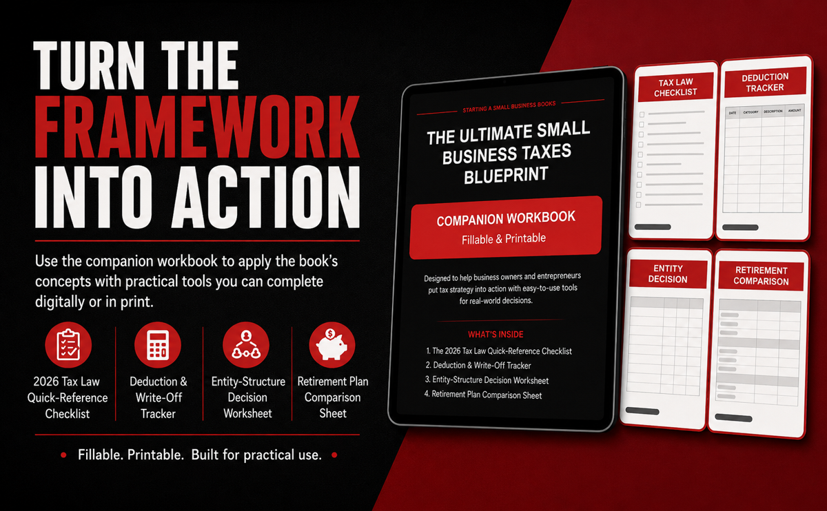 Fillable and printable 2026 companion workbook for turning the book’s framework into action