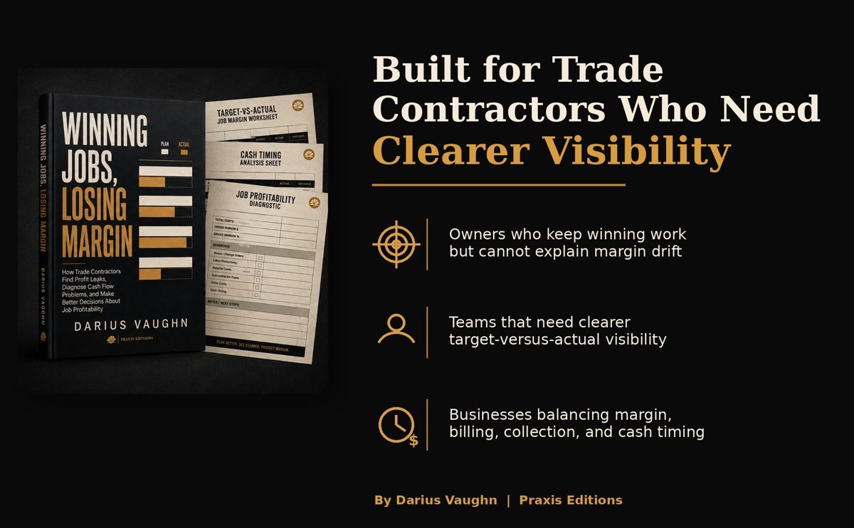 Winning Jobs, Losing Margin for trade contractors who need clearer visibility